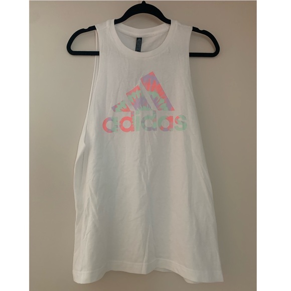 ADIDAS Tank Top with Tie Dye Logo - Picture 3 of 4
